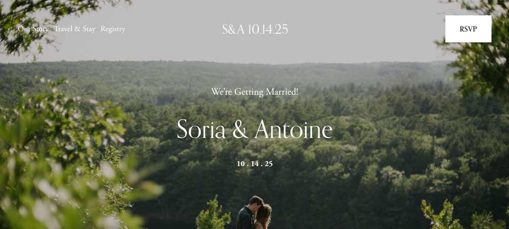wedding Design Squarespace Template 3